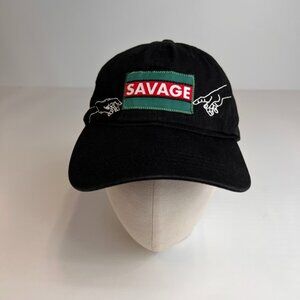 Savage Hat Men Strap Back Spell Out Creation Adam Sistine Patch Hype Core Cap Ex